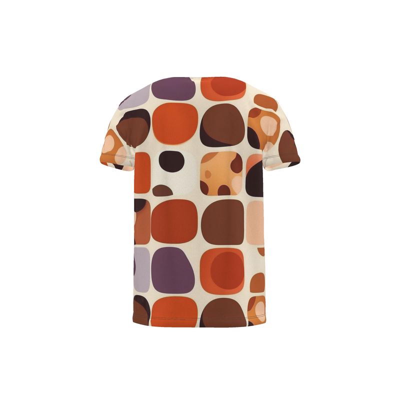 Retro Cyberpunk Vibes: 70s Dotted Explosion All-Over T-Shirt