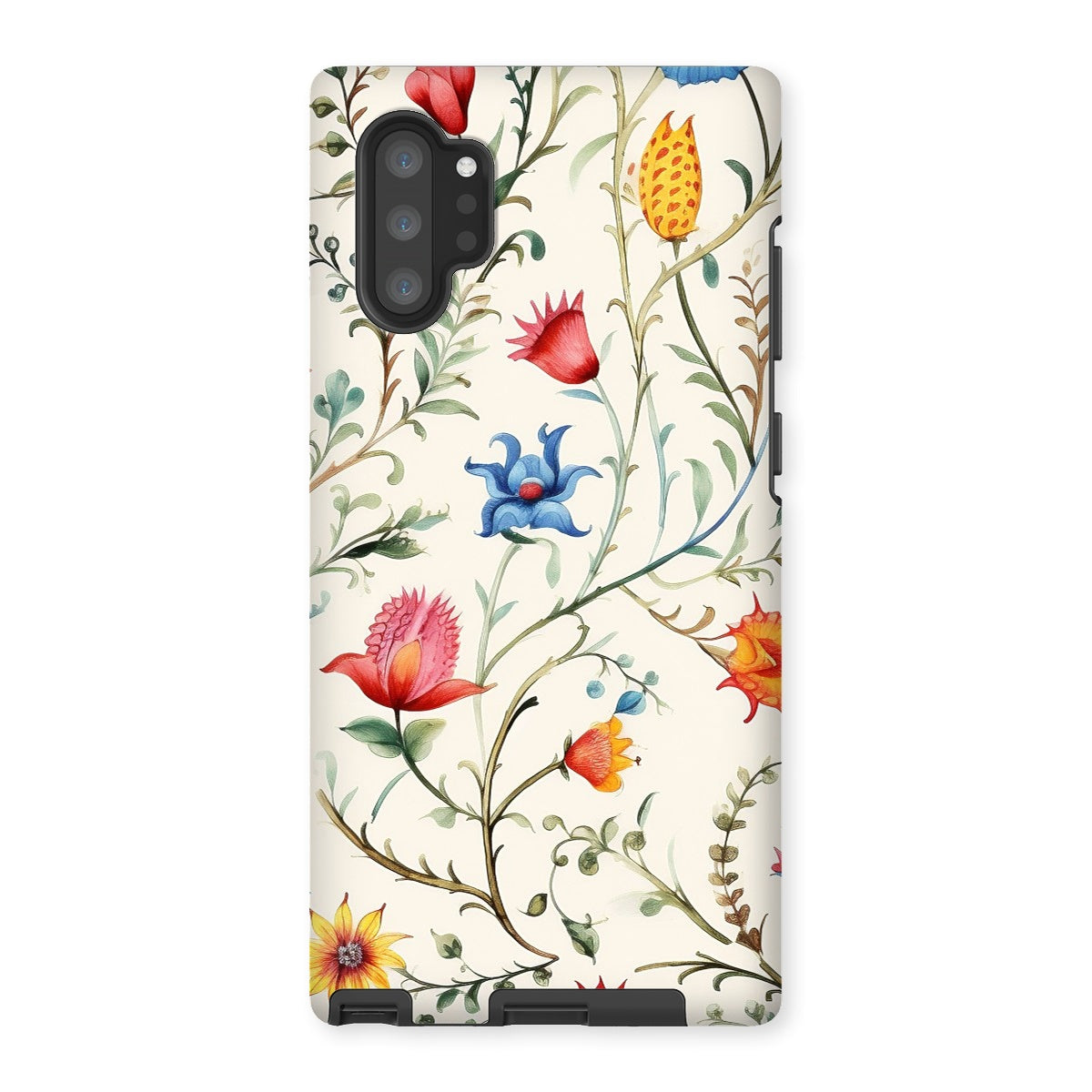 Mexican Floral Elegance Tough Phone Case: Protect in Style!