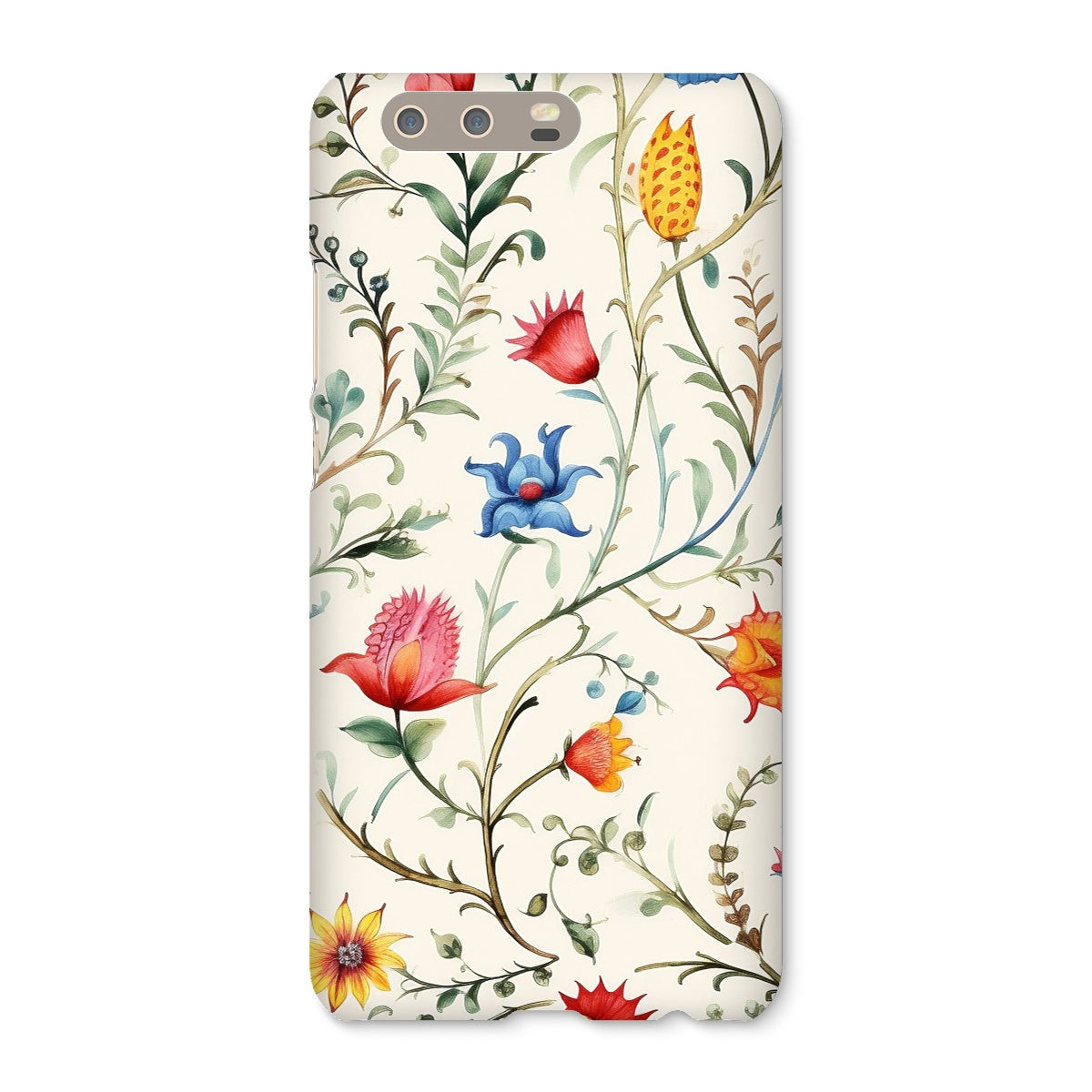 Vibrant Mexican Floral Snap Phone Case: Protect with Tradition!