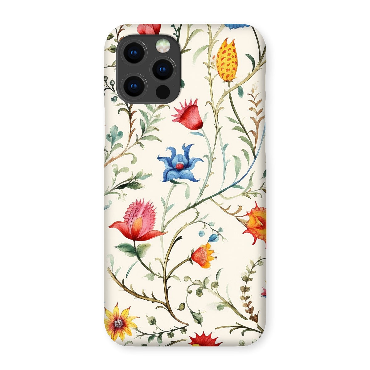 Vibrant Mexican Floral Snap Phone Case: Protect with Tradition!