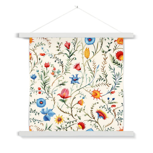 Mexican Floral Symphony Fine Art Print: Hang Tradition!