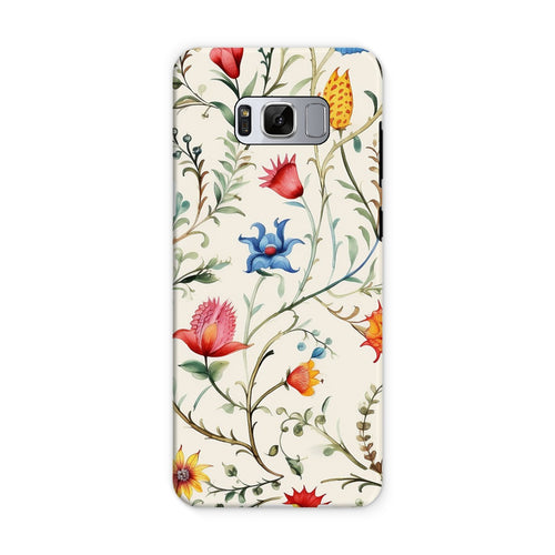 Mexican Floral Elegance Tough Phone Case: Protect in Style!