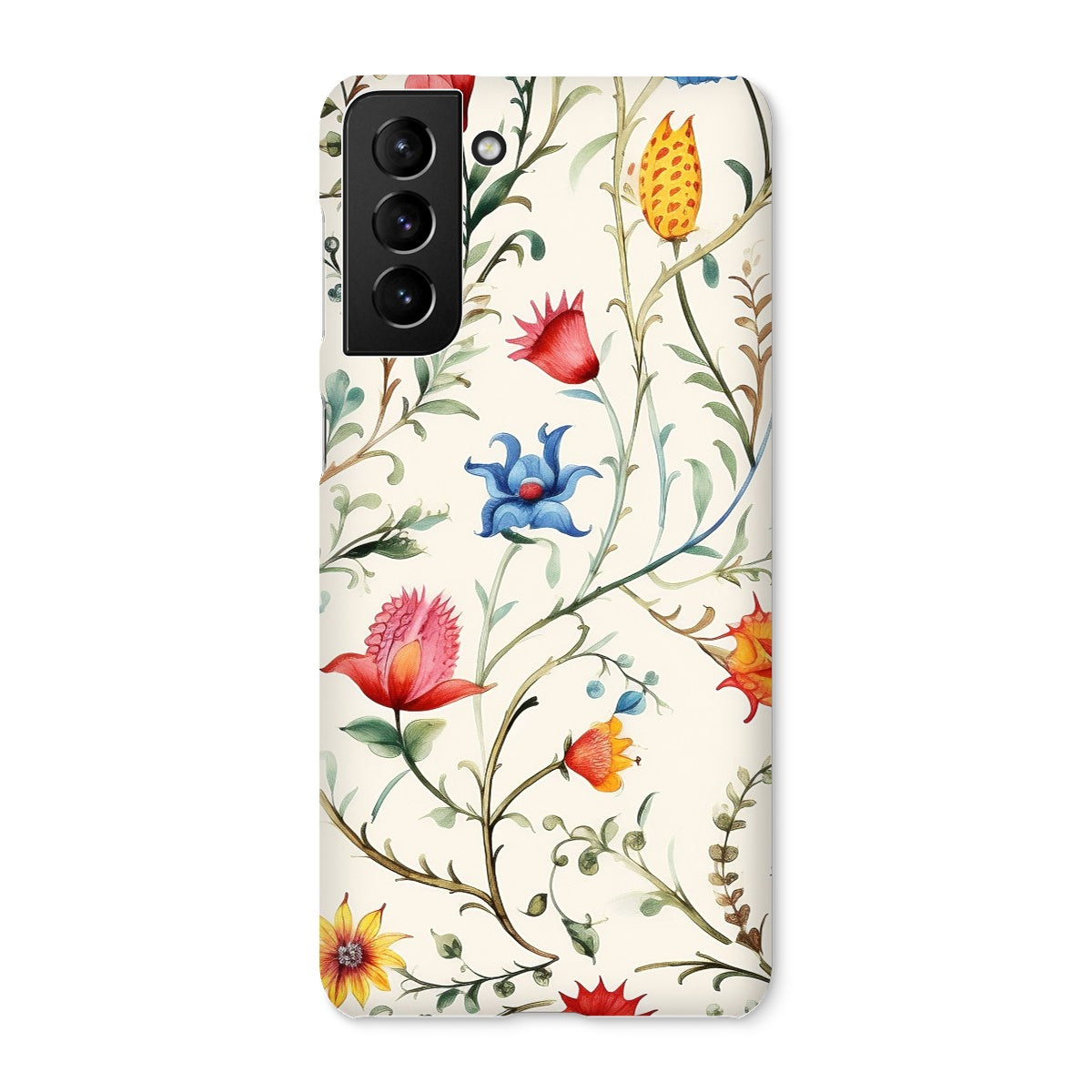 Vibrant Mexican Floral Snap Phone Case: Protect with Tradition!