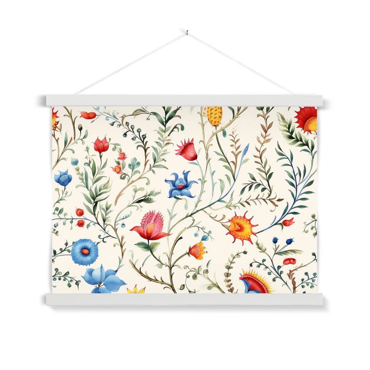 Mexican Floral Symphony Fine Art Print: Hang Tradition!