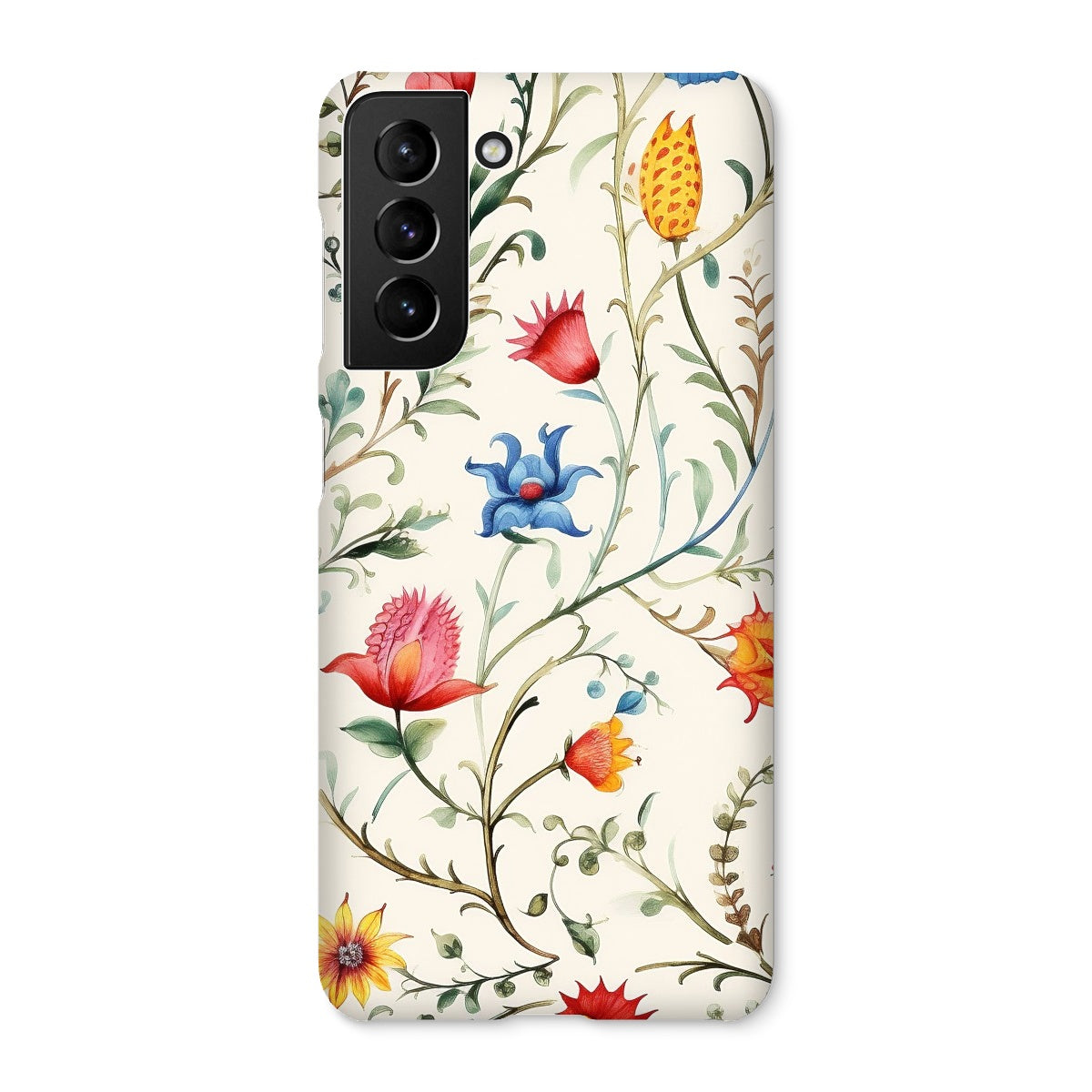 Vibrant Mexican Floral Snap Phone Case: Protect with Tradition!