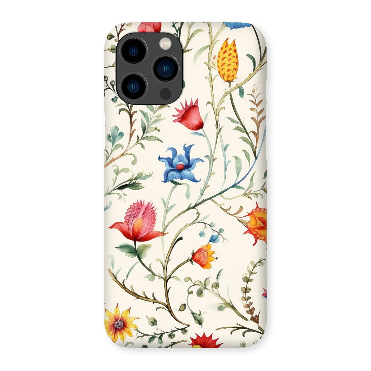 Vibrant Mexican Floral Snap Phone Case: Protect with Tradition!