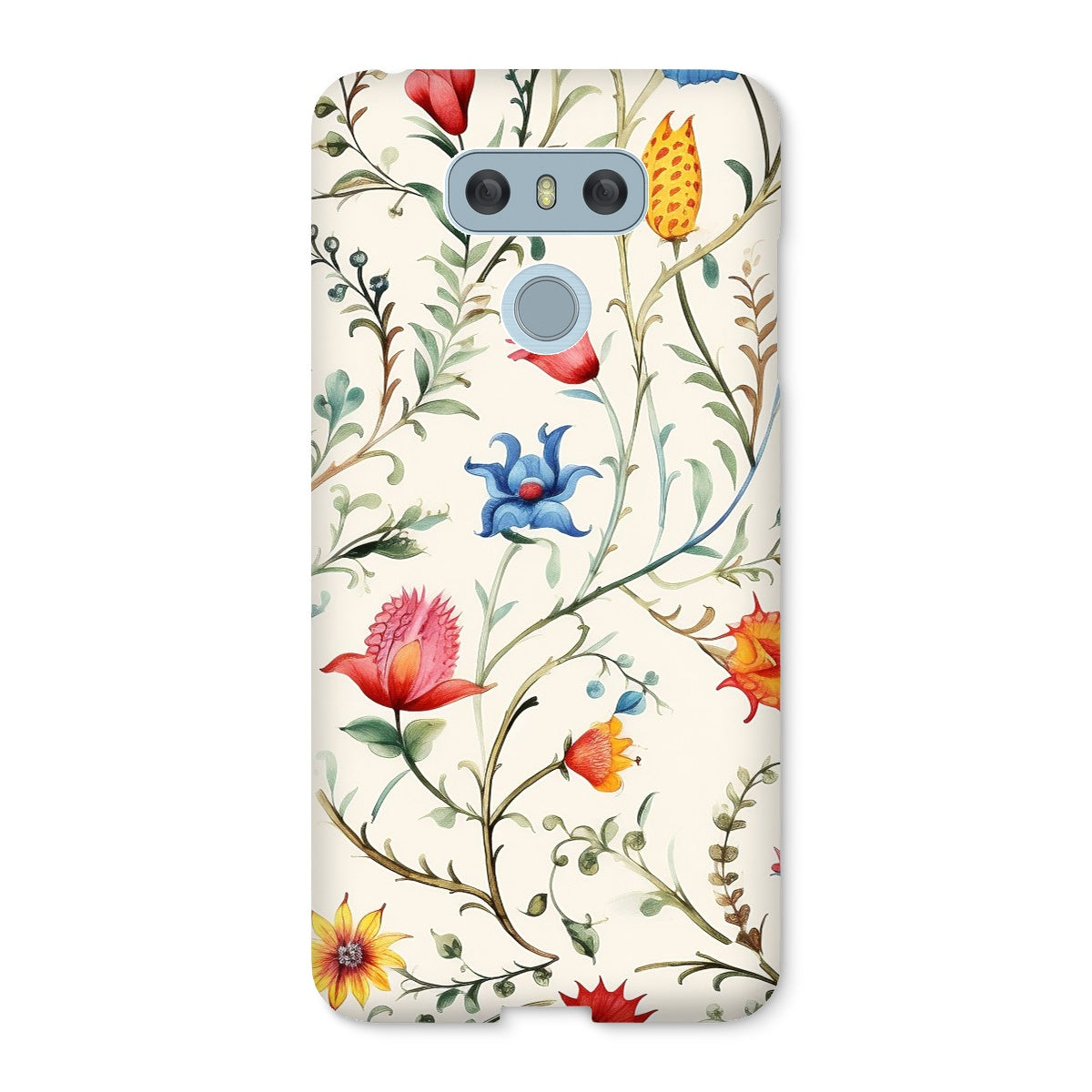 Vibrant Mexican Floral Snap Phone Case: Protect with Tradition!