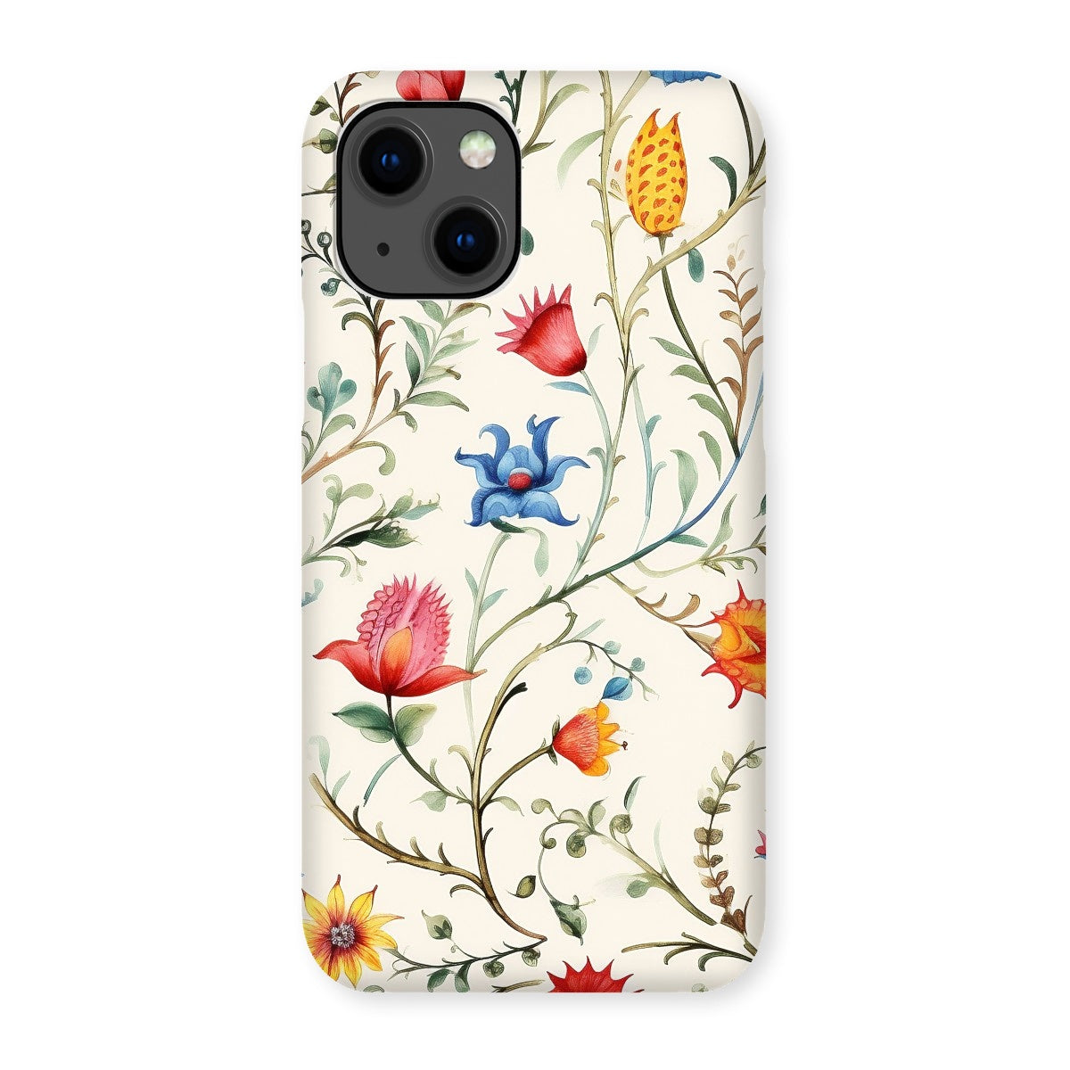 Vibrant Mexican Floral Snap Phone Case: Protect with Tradition!