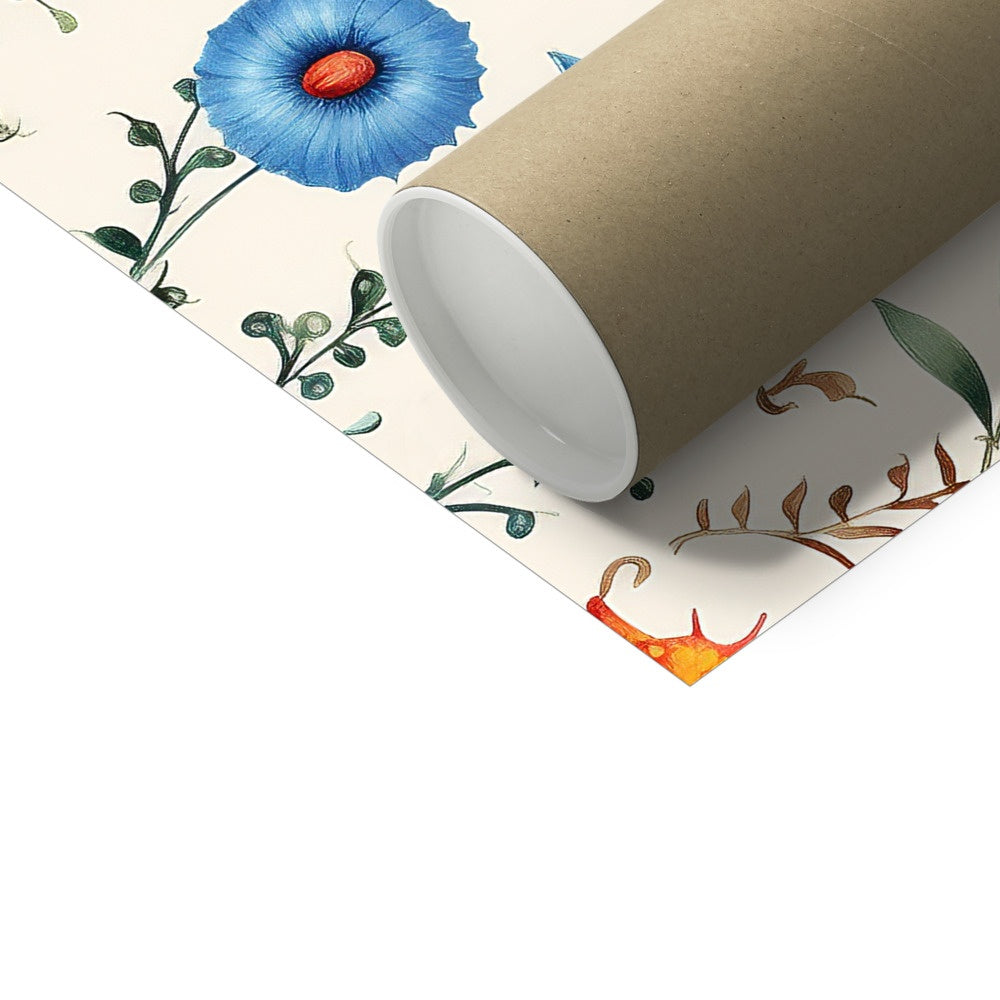 Mexican Floral Symphony Fine Art Print: A Vibrant Tribute to Tradition!