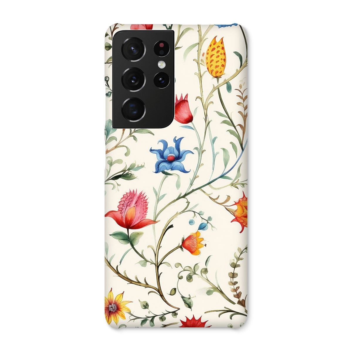 Vibrant Mexican Floral Snap Phone Case: Protect with Tradition!