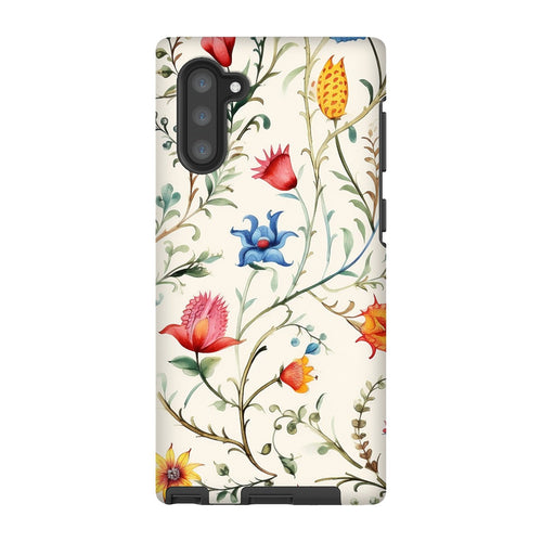 Mexican Floral Elegance Tough Phone Case: Protect in Style!