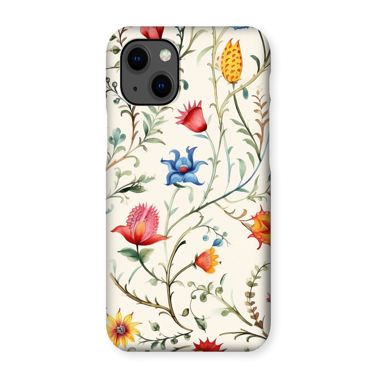 Vibrant Mexican Floral Snap Phone Case: Protect with Tradition!