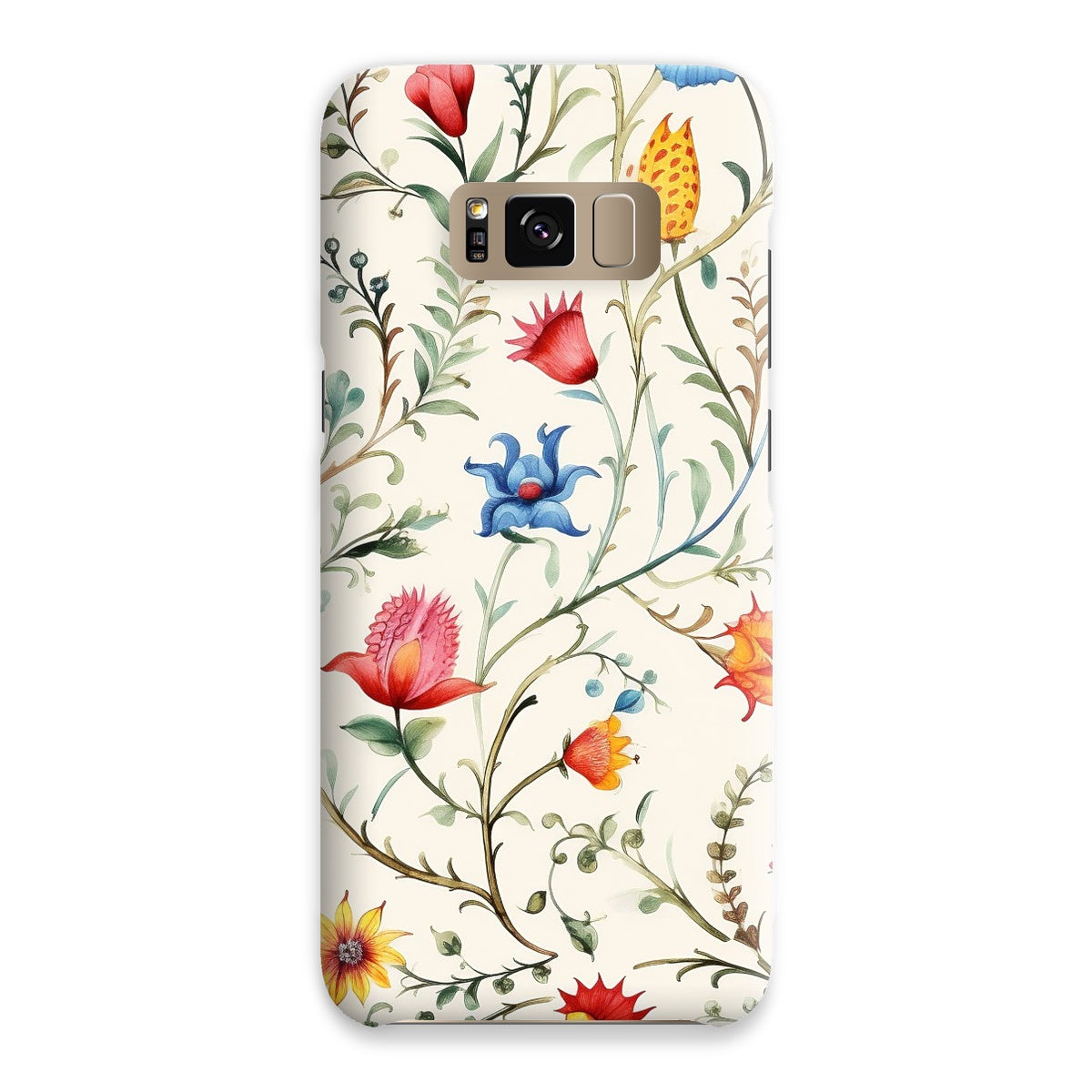 Vibrant Mexican Floral Snap Phone Case: Protect with Tradition!