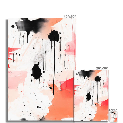 Red Splasher: A Canvas of Red Expressing Passionate Art!