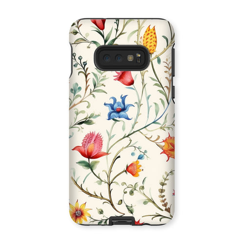 Mexican Floral Elegance Tough Phone Case: Protect in Style!