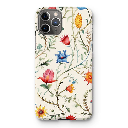 Vibrant Mexican Floral Snap Phone Case: Protect with Tradition!