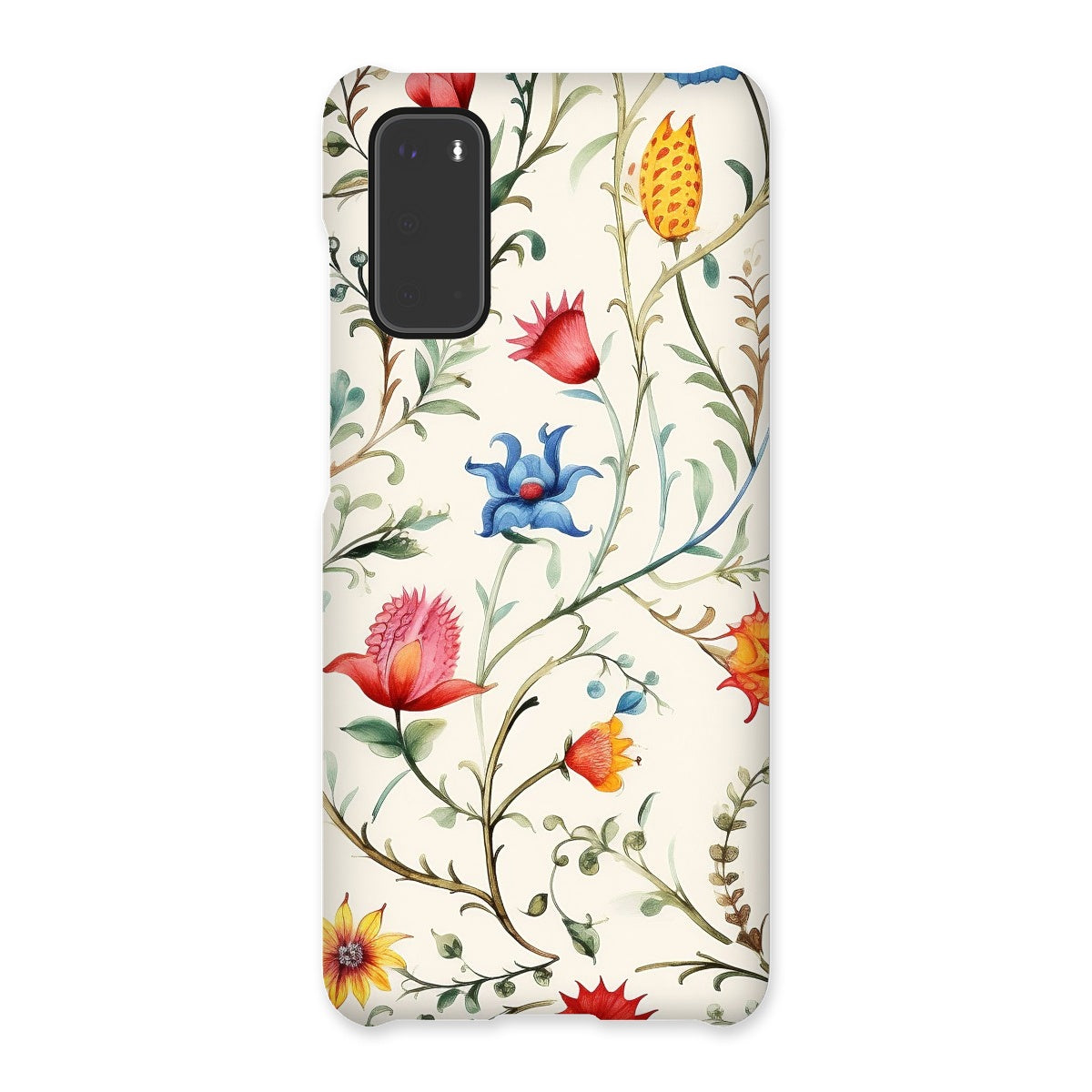 Vibrant Mexican Floral Snap Phone Case: Protect with Tradition!