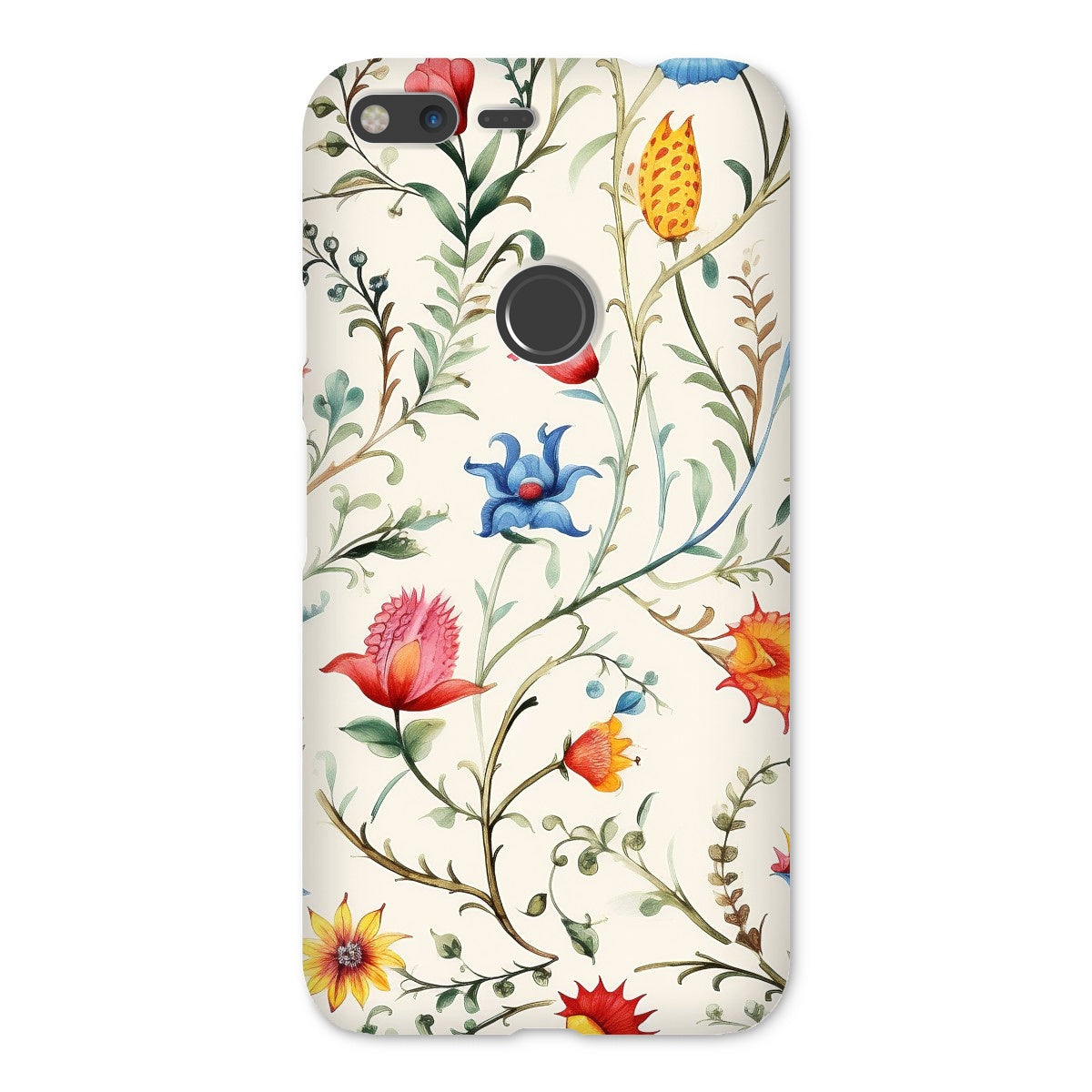 Vibrant Mexican Floral Snap Phone Case: Protect with Tradition!