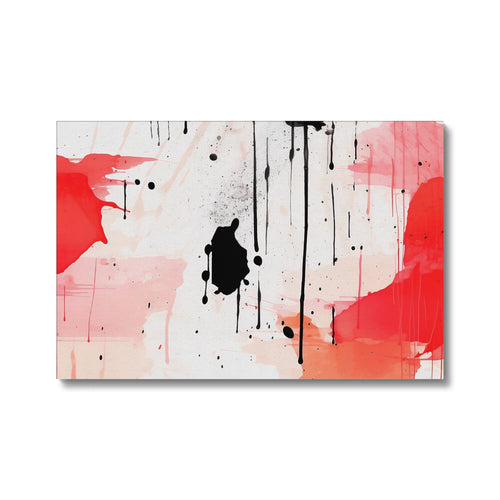 Red Splasher Eco Canvas: A Tapestry of Red in Your Space!