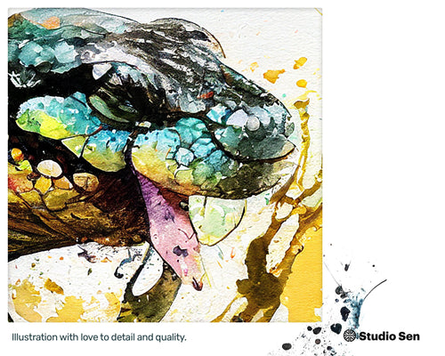 Anaconda style, Gift for kids, Printable Wall Art, Digital Download Print, drops and splashes