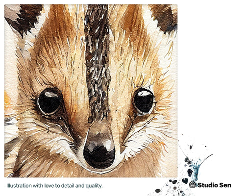 Adorable Large Happy Numbat, Large Outstanding Acrylic print, Cute Elegant Lush Kooky Elegant Art