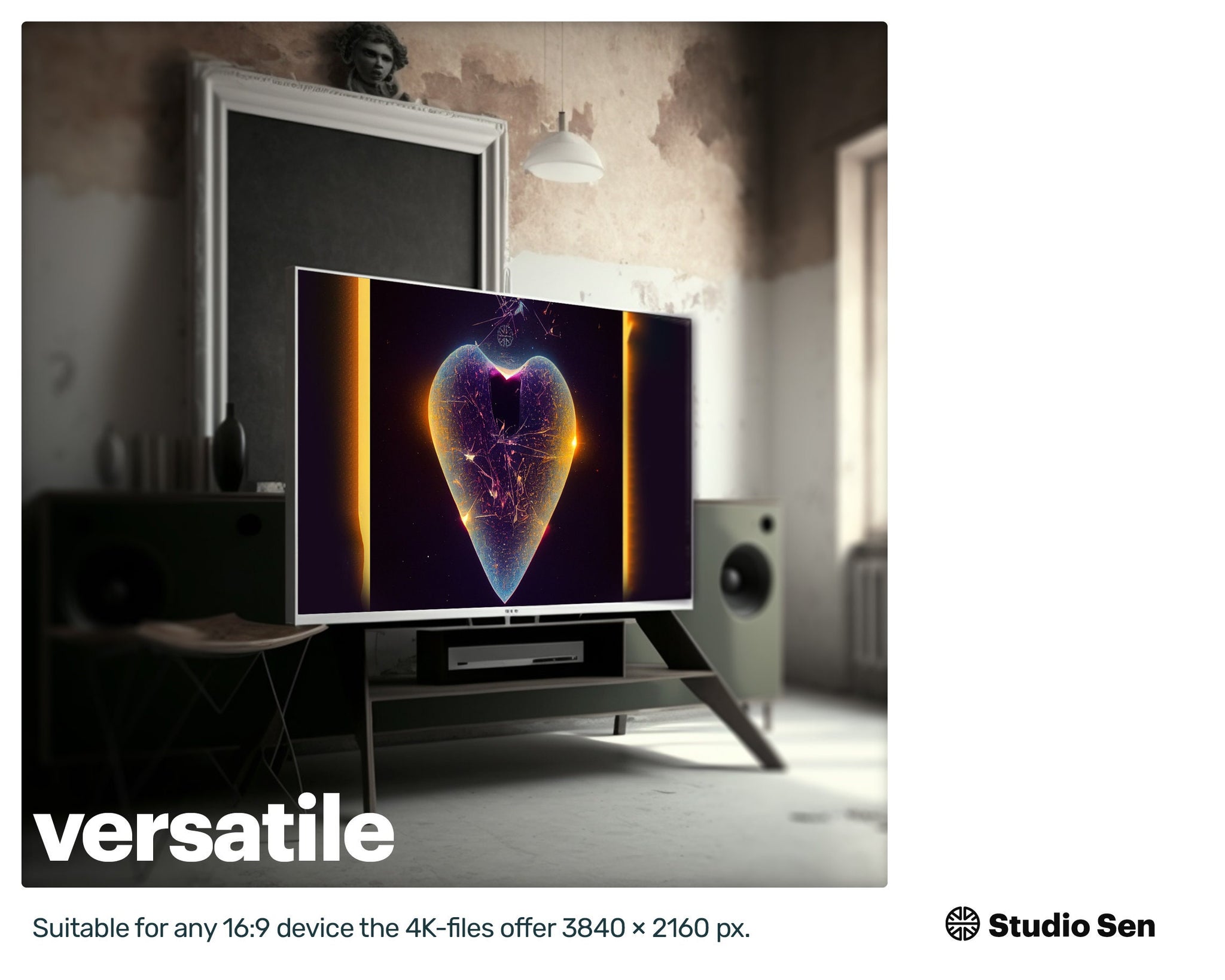 Samsung Frame TV Art, Arrow Heart, james webb telescope, nerd culture, 2001 Space Odyssey, mens valentines gift