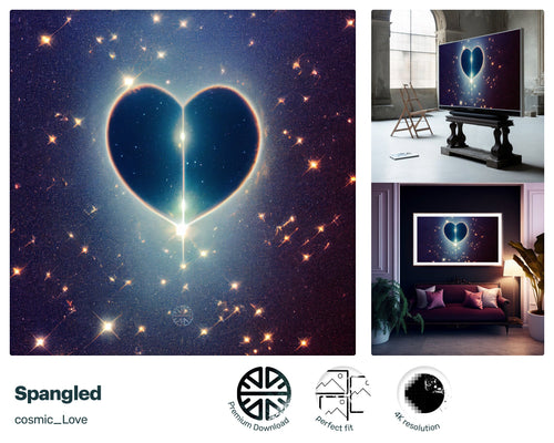 Samsung Frame TV Art, Spangled, james webb telescope, nerd culture, 2001 Space Odyssey, mens valentines gift