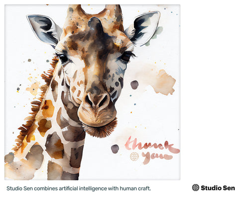 Samsung Art TV, Giraffe Yoga, premium download, drops and splashes, friendly wallpaper, art for kids