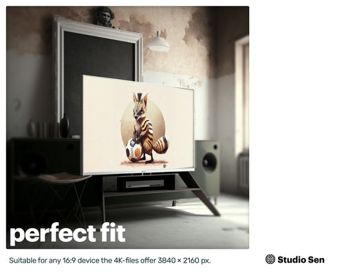 Samsung Art TV, Happy Numbat , premium download, drops and splashes, friendly wallpaper, art for kids