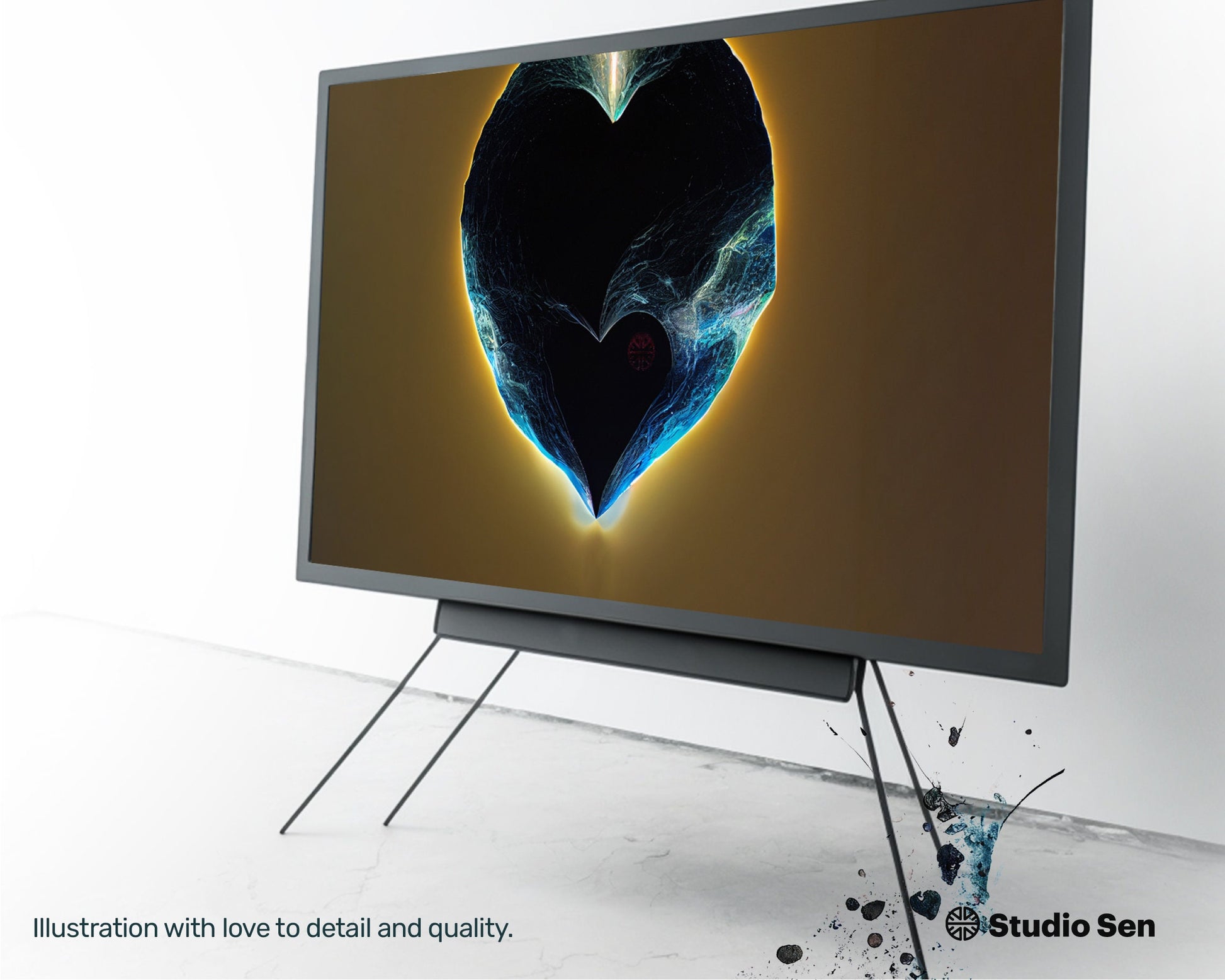 Samsung Frame TV Art, Backlit Baloon, james webb telescope, nerd culture, 2001 Space Odyssey, mens valentines gift