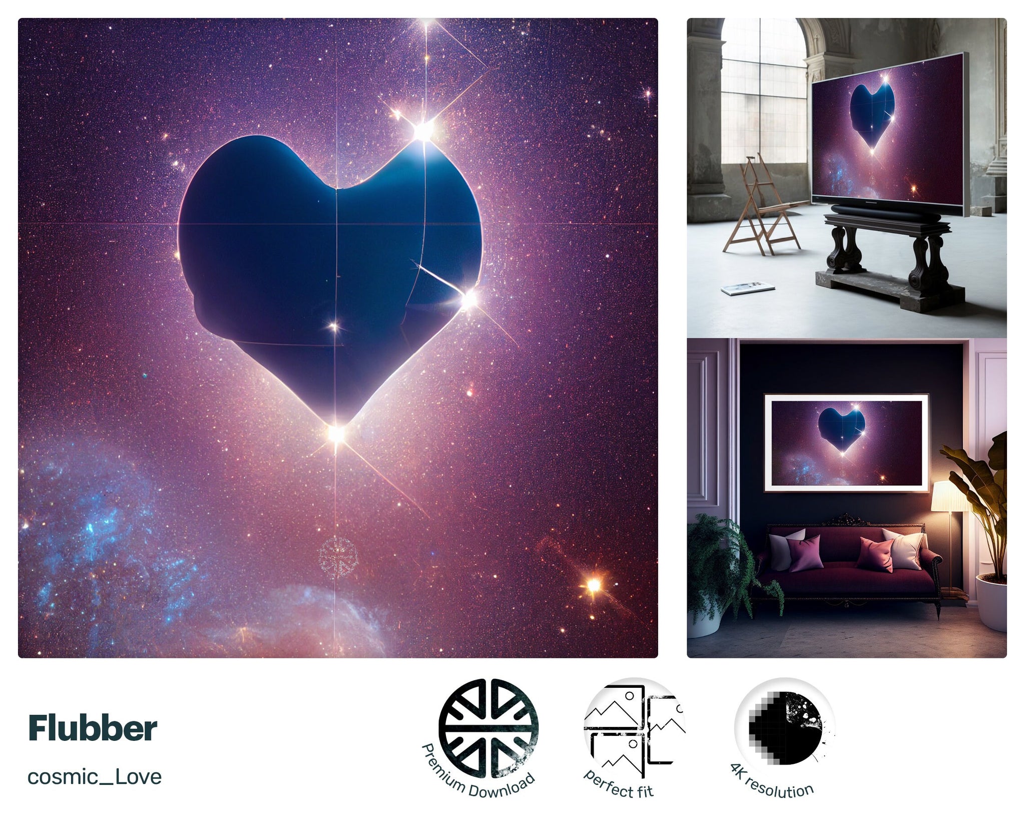 Samsung Frame TV Art, Flubber, james webb telescope, nerd culture, 2001 Space Odyssey, mens valentines gift