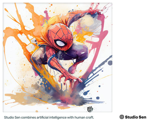 Samsung Art TV, Spidy, premium download, drops and splashes, friendly wallpaper, art for kids