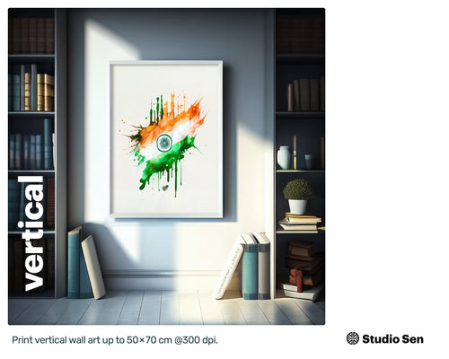 Majestic Quirky Indian flag, Hypnotic Kind artwork, Kooky Tender Engaging Intriguing Outstanding Download