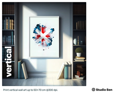 Romantic Sumptuous Scottish flag, Tender Nurturing Mug Print, Glamorous Zany Bright Nifty Oozing with charm Painting