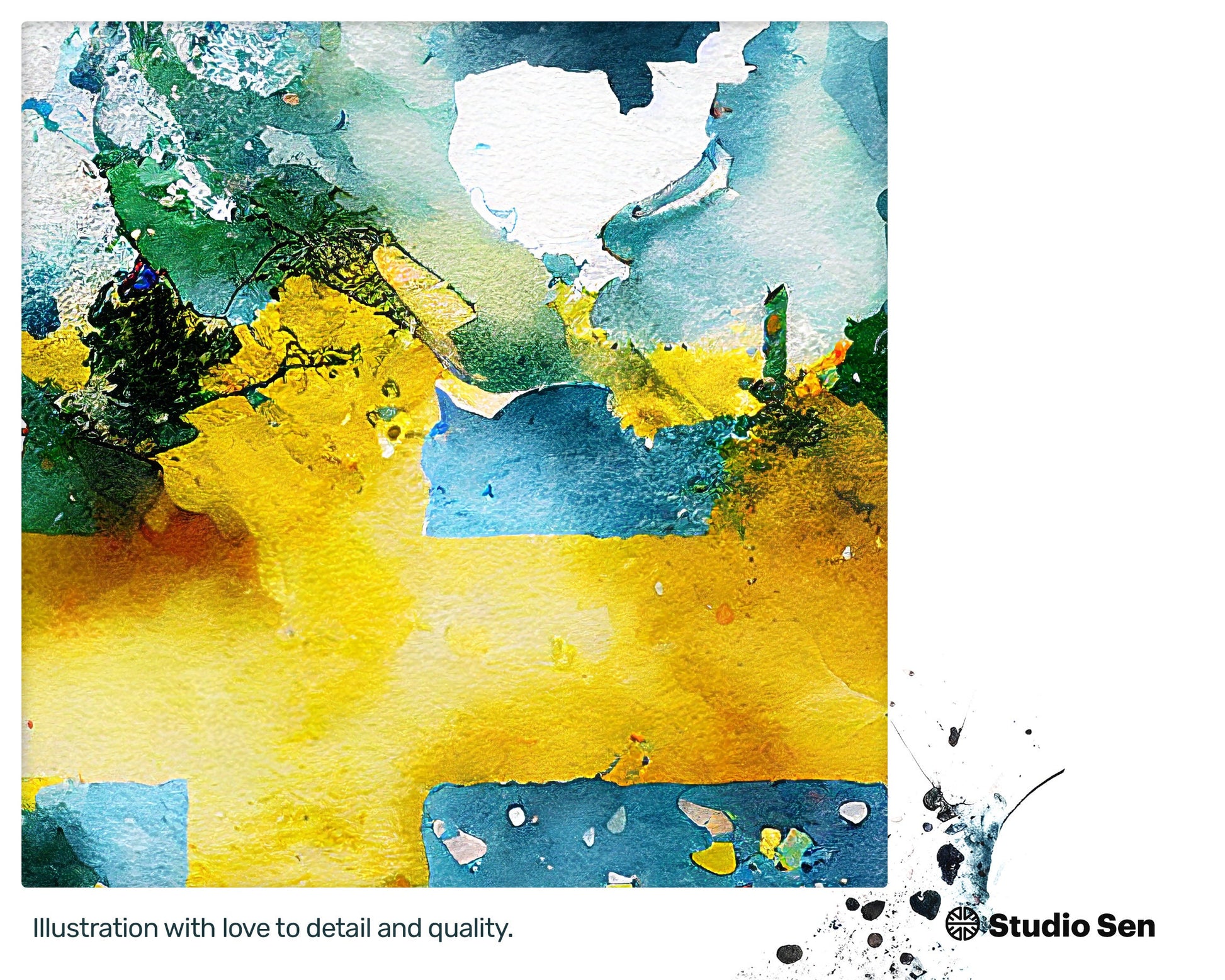 Powerful Delightful Swedish flag, Whimsical Sparkling Mug Print, Painted Thrilling Sumptuous Hypnotic Positive Mug Print