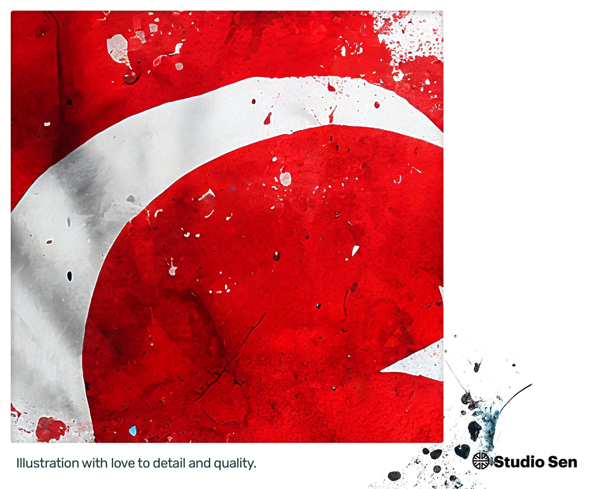 Active Xclusive Turkish flag, Joyful Oasis JPG, Positive Hilarious Xclusive Elegant Lush Screen print