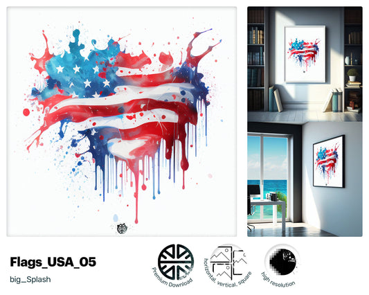 Smiling Unique American flag, Xtraordinary Tranquil Canvas, Lively Incredible Heartwarming Quaint Oasis Wood print