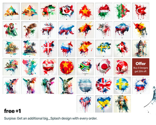 Curious Dancing Norwegian flag, Intriguing Kooky Drawing, Liquid Funny Heartwarming Uplifting Large Poster