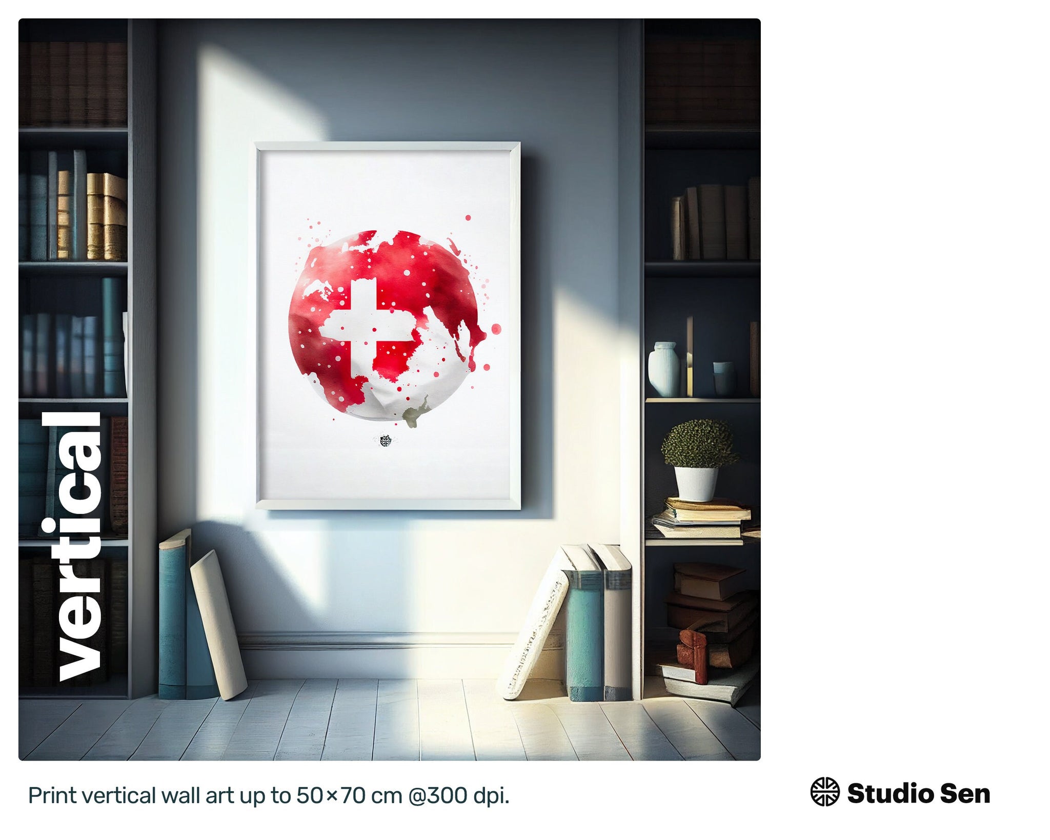 Curious Radiant Swiss flag, Perky Intriguing Wall Art, Lively Marvelous Tranquil Uplifting Glitzy Graffiti Art