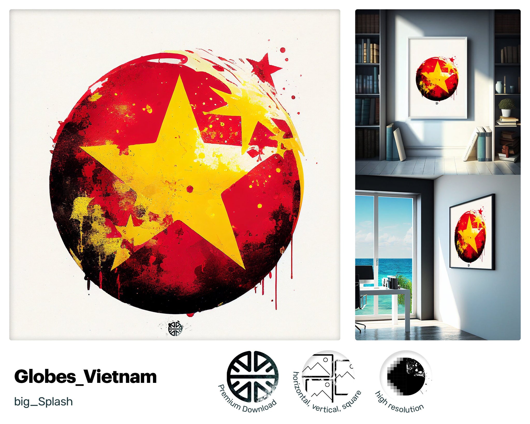 Social Engaging Vietnamese flag, Xtraordinary Soothing Mug Print, Xclusive Refreshing Digital Kind Graphic Digital Download