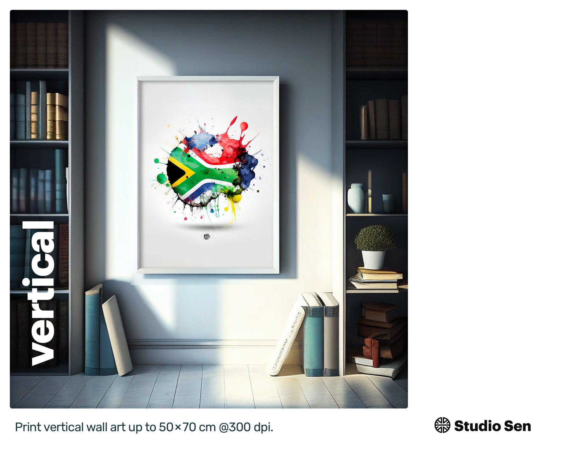 Football Player, South African flag, South Africa, Free Gift