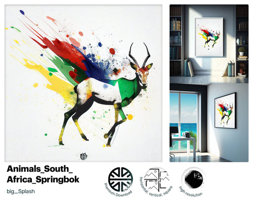 Athletic Crazy Springbok, Jolly Uplifting JPG, Witty Outstanding Cute Blissful Dazzling Printable