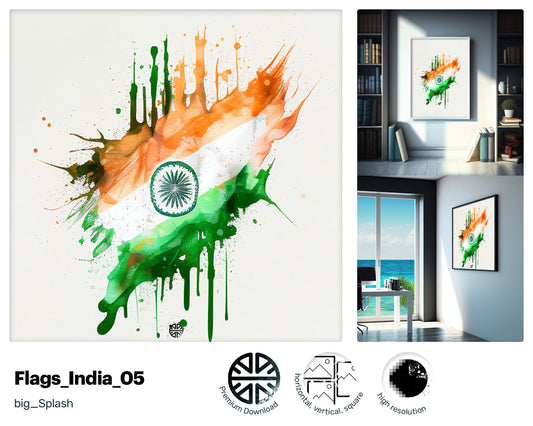 Majestic Quirky Indian flag, Hypnotic Kind artwork, Kooky Tender Engaging Intriguing Outstanding Download