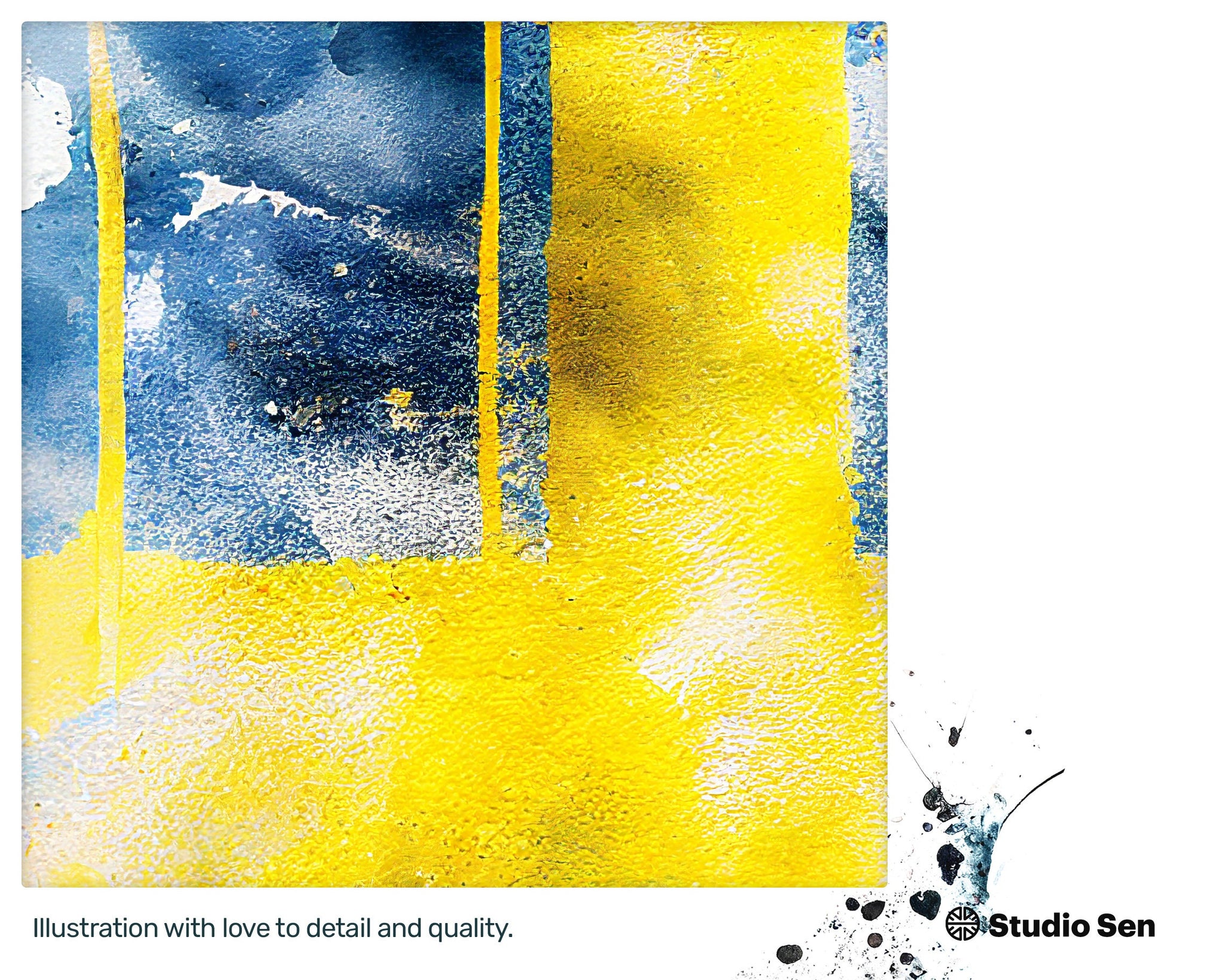 Regal Lovely Swedish flag, Cheerful Elegant Screen print, Perky Kooky Tasteful Sumptuous Premium Metal print