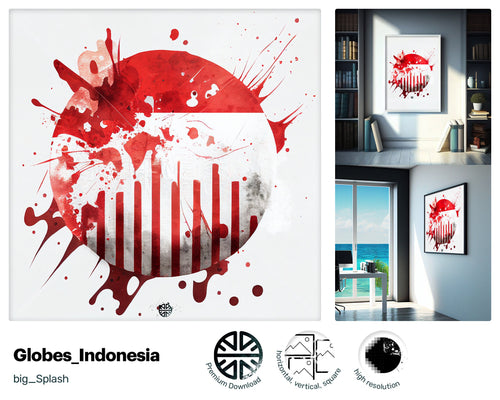 Curious Warming Indonesian flag, Radiant Dynamic Printable, Xclusive Graceful Alluring Vivacious Nostalgic Decoration