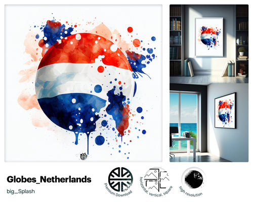Adorable Magical Dutch flag, Zany Positive Download, Large Oozing with charm Perky Fun Lively Digital Download