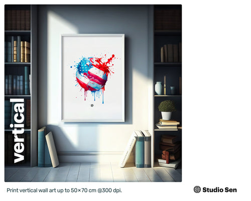 Majestic Xtraordinary American flag, Graceful Mesmerizing Screen print, Whimsical Yummy Heartwarming Quaint Dazzling Canvas