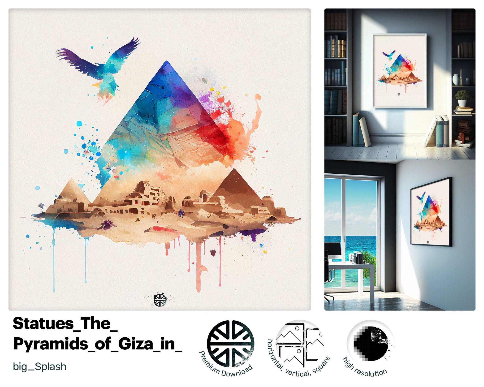 Playful Trending The Pyramids of Giza, Dreamy Dreamy Downloadable, Enchanting Stunning Fantastic Dancing Engaging Printable